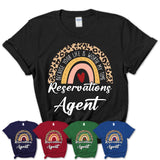 Reservations Agent Because Your Life Worth My Time Rainbow T-Shirt