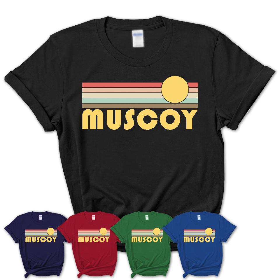 Retro Muscoy California Sunset Shirt Vintage Colors