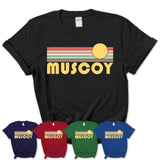 Retro Muscoy California Sunset Shirt Vintage Colors
