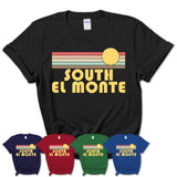 Retro South El Monte California Sunset Shirt Vintage Colors