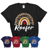 Roofer Because Your Life Worth My Time Rainbow T-Shirt