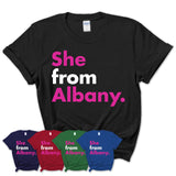 She From Albany Shirt New York State Birthday Gift For Her