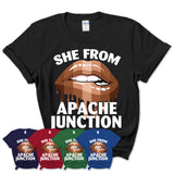 She From Apache Junction Arizona T-Shirt Black Lives Matter Sexy Lips Girl Shirt