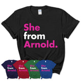 She From Arnold Shirt Maryland State Birthday Gift For Her
