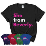She From Beverly Shirt Massachusetts State Birthday Gift For Her