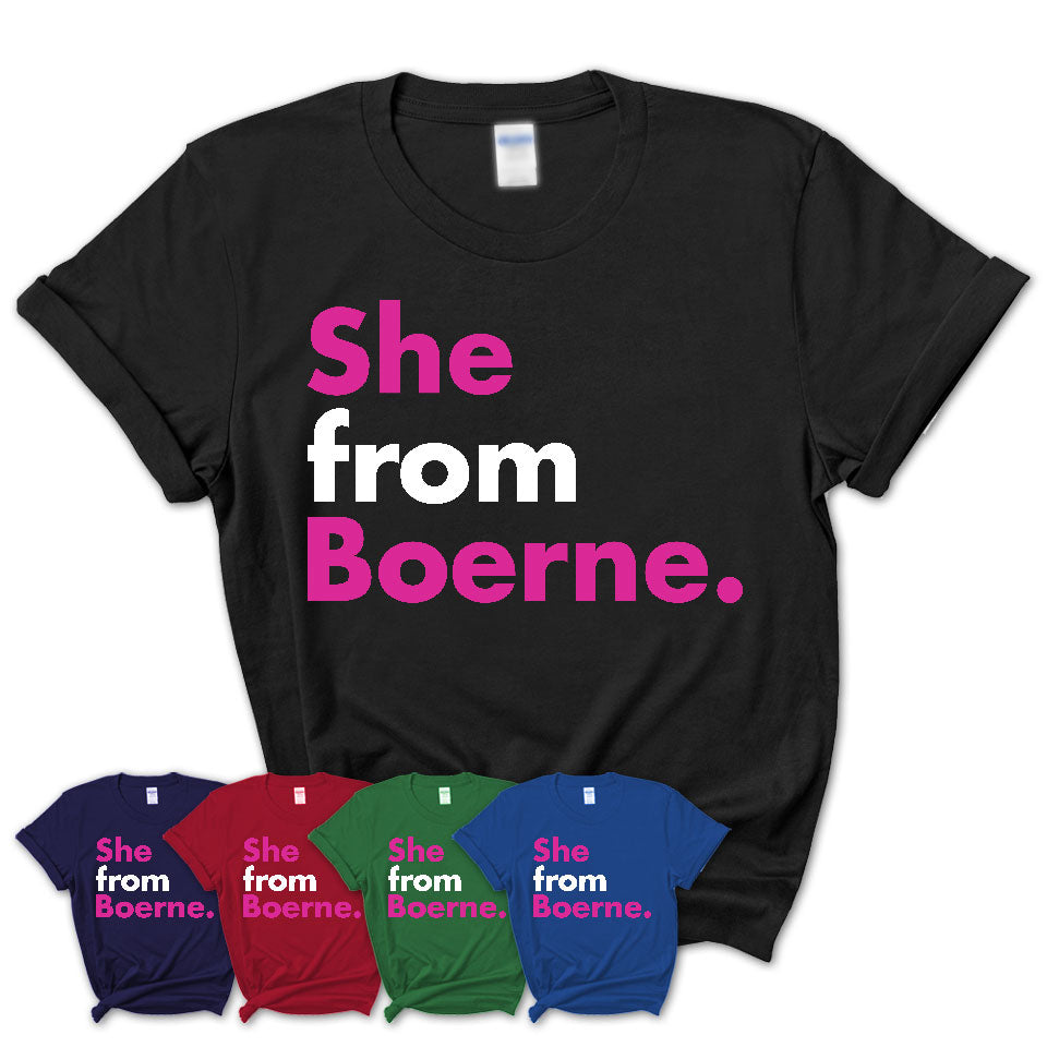 She From Boerne Shirt Texas State Birthday Gift For Her