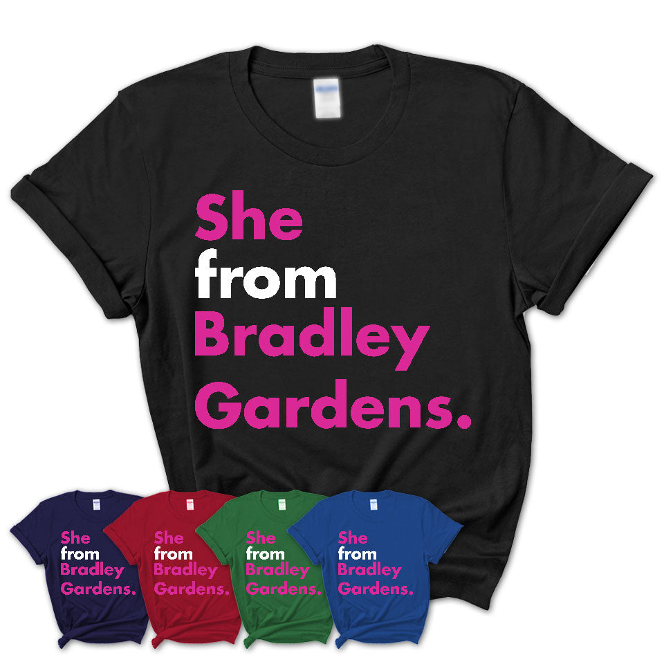 She From Bradley Gardens Shirt New Jersey State Birthday Gift For Her