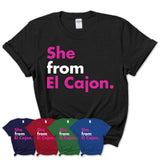 She From El Cajon Shirt California State Birthday Gift For Her