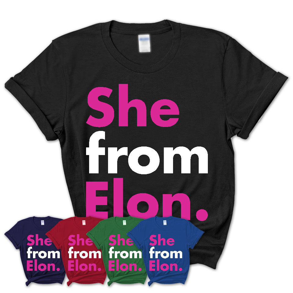 She From Elon Shirt North Carolina State Birthday Gift For Her