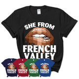 She From French Valley California T-Shirt Black Lives Matter Sexy Lips Girl Shirt
