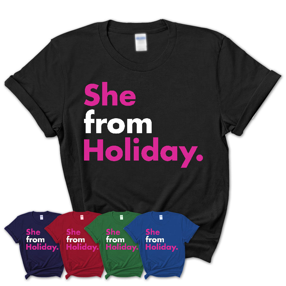 She From Holiday Shirt Florida State Birthday Gift For Her