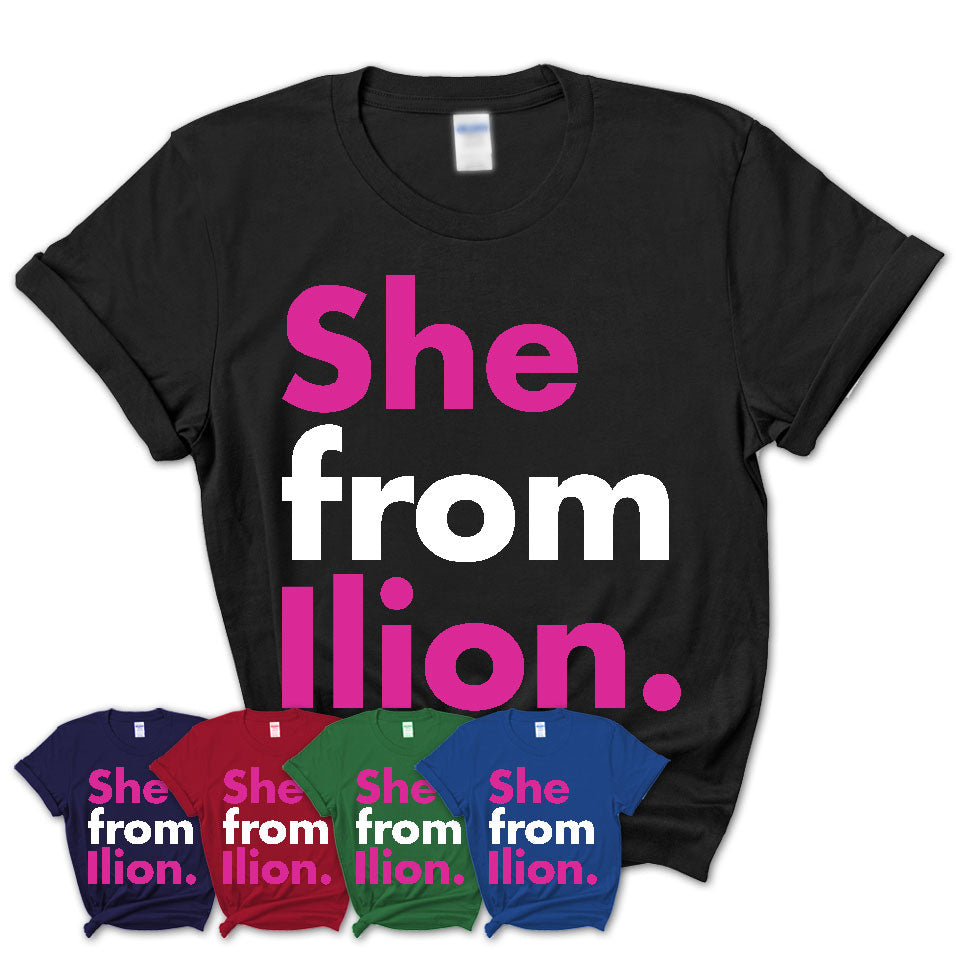 She From Ilion Shirt New York State Birthday Gift For Her