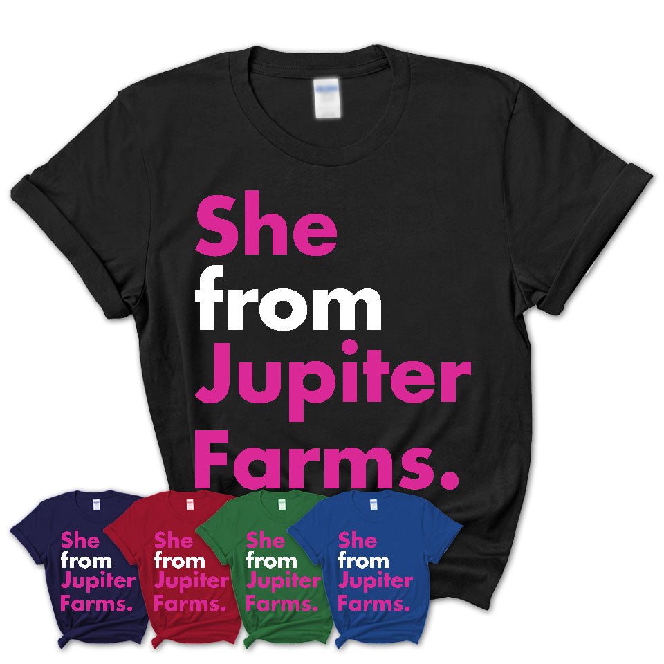 She From Jupiter Farms Shirt Florida State Birthday Gift For Her