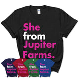 She From Jupiter Farms Shirt Florida State Birthday Gift For Her