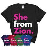 She From Zion Shirt Illinois State Birthday Gift For Her