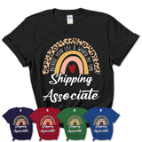 Shipping Associate Because Your Life Worth My Time Rainbow T-Shirt