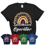 Switchboard Operator Because Your Life Worth My Time Rainbow T-Shirt