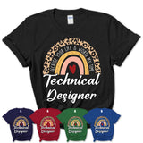 Technical Designer Because Your Life Worth My Time Rainbow T-Shirt