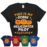 This Is My Scary Helicopter Pilot Costume, Halloween Pumpkin Shirt, Funny Coworker Gift