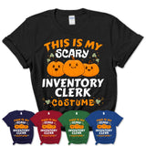 This Is My Scary Inventory Clerk Costume, Halloween Pumpkin Shirt, Funny Coworker Gift