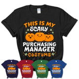 This Is My Scary Purchasing Manager Costume, Halloween Pumpkin Shirt, Funny Coworker Gift