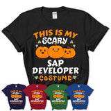 This Is My Scary Sap Developer Costume, Halloween Pumpkin Shirt, Funny Coworker Gift