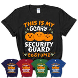 This Is My Scary Security Guard Costume, Halloween Pumpkin Shirt, Funny Coworker Gift