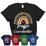Traffic Coordinator Because Your Life Worth My Time Rainbow T-Shirt