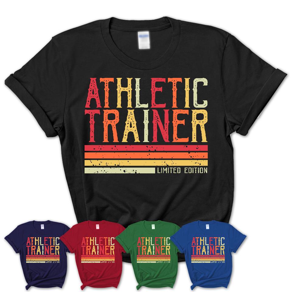 Vintage Athletic Trainer Limited Edition Job Shirt, Coworker Birthday Gift Idea