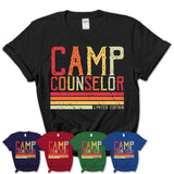 Vintage Camp Counselor Limited Edition Job Shirt, Coworker Birthday Gift Idea