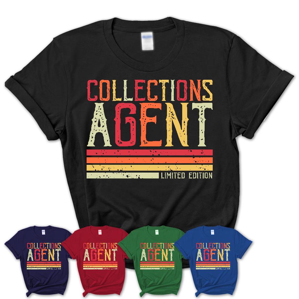 Vintage Collections Agent Limited Edition Job Shirt, Coworker Birthday Gift Idea