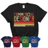 Vintage Commercial Designer Limited Edition Job Shirt, Coworker Birthday Gift Idea