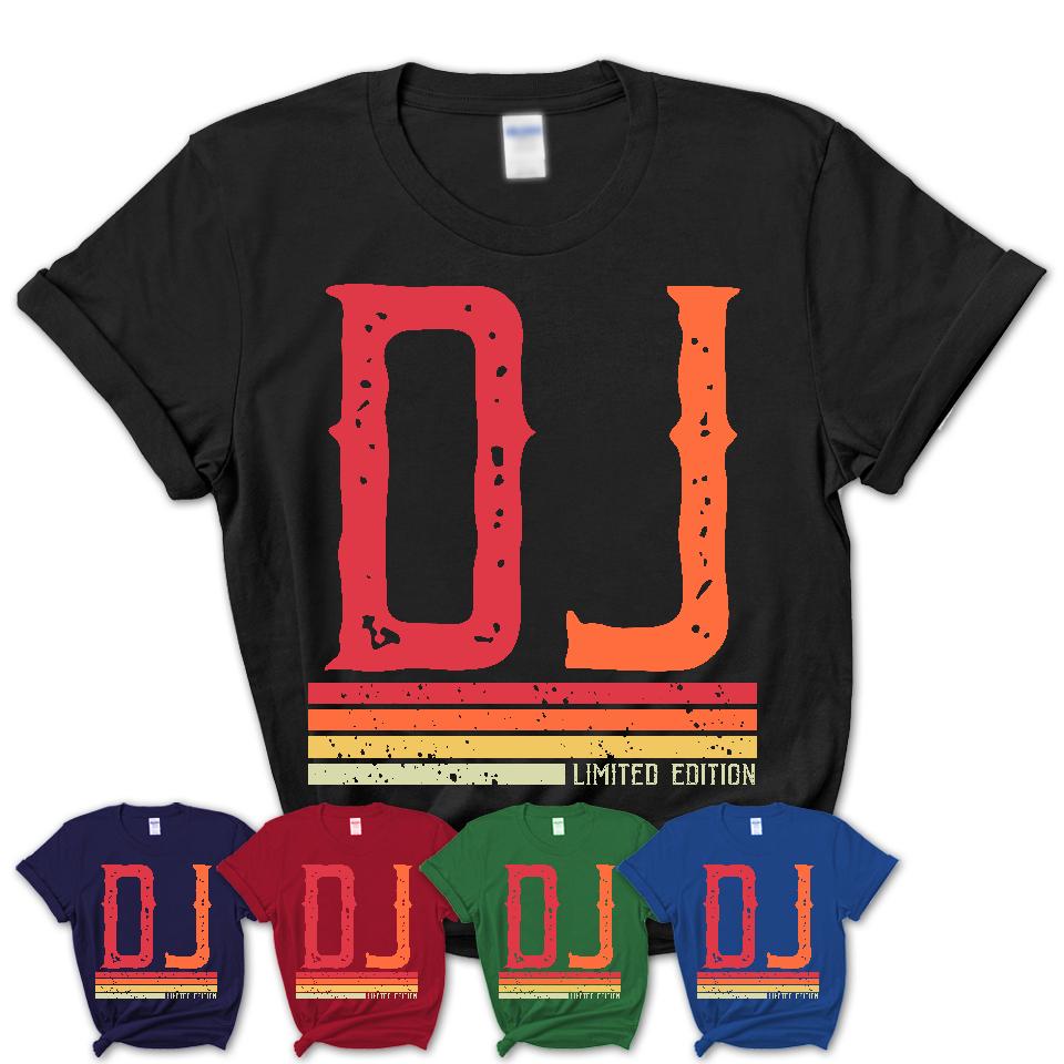 Vintage DJ Limited Edition Job Shirt, Coworker Birthday Gift Idea