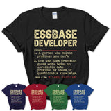 Vintage Essbase Developer Definition Shirt, Funny Coworker Gift Idea for Essbase Developer, New Job Gift