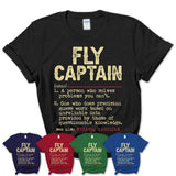 Vintage Fly Captain Definition Shirt, Funny Coworker Gift Idea for Fly Captain, New Job Gift