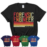 Vintage Forensic Engineer Limited Edition Job Shirt, Coworker Birthday Gift Idea