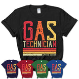 Vintage Gas Technician Limited Edition Job Shirt, Coworker Birthday Gift Idea
