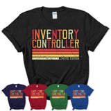 Vintage Inventory Controller Limited Edition Job Shirt, Coworker Birthday Gift Idea
