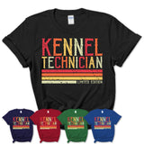 Vintage Kennel Technician Limited Edition Job Shirt, Coworker Birthday Gift Idea