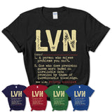 Vintage LVN Definition Shirt, Funny Coworker Gift Idea for LVN, New Job Gift