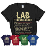 Vintage Lab Technologist Definition Shirt, Funny Coworker Gift Idea for Lab Technologist, New Job Gift