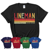 Vintage Lineman Limited Edition Job Shirt, Coworker Birthday Gift Idea