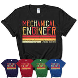 Vintage Mechanical Engineer Limited Edition Job Shirt, Coworker Birthday Gift Idea