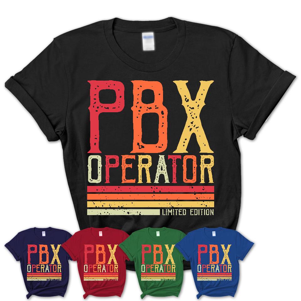 Vintage Pbx Operator Limited Edition Job Shirt, Coworker Birthday Gift Idea