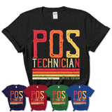 Vintage Pos Technician Limited Edition Job Shirt, Coworker Birthday Gift Idea
