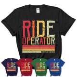 Vintage Ride Operator Limited Edition Job Shirt, Coworker Birthday Gift Idea