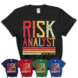 Vintage Risk Analyst Limited Edition Job Shirt, Coworker Birthday Gift Idea