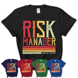 Vintage Risk Manager Limited Edition Job Shirt, Coworker Birthday Gift Idea