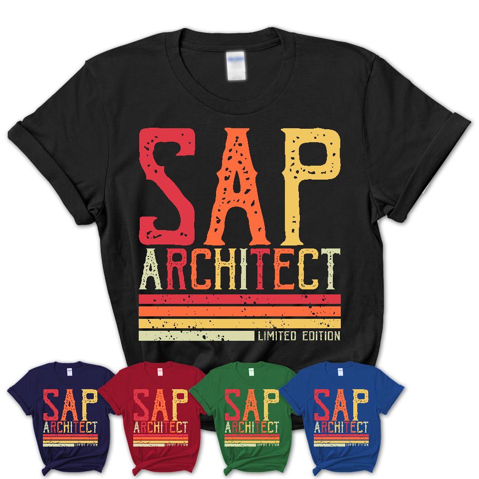 Vintage Sap Architect Limited Edition Job Shirt, Coworker Birthday Gift Idea