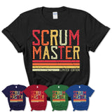Vintage Scrum Master Limited Edition Job Shirt, Coworker Birthday Gift Idea